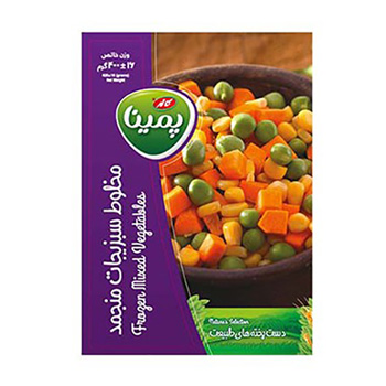 مخلوط سبزیجات(هویج،ذرت،نخودفرنگی) پمینا